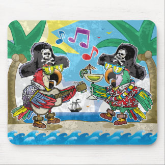 , ouderwetse, kleurrijke Muismat van Parrots!!