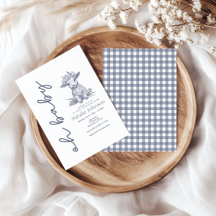 Ouderwetse Landelijke Charme Oh Baby Shower Kaart