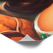 Ouderwetse landelijke pin-up poster (Hoek)