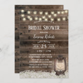 Ouderwetse lantaarn rustieke bloemenschuur bruidsd kaart (Voorkant / Achterkant)