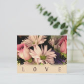 Ouderwetse liefde briefkaart (Staand voorkant)