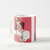 Ouderwetse Liefde en Romantiek, Jonggehuwden in Ro Koffiemok (Voorkant links)