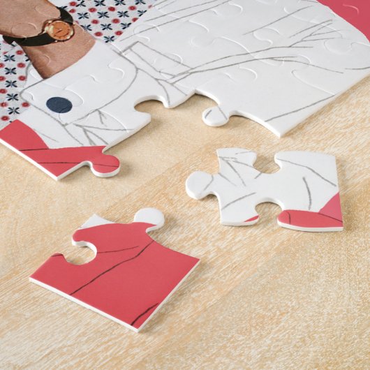 Ouderwetse Liefde en Romantiek, Jonggehuwden in Ro Legpuzzel (Zijkant)