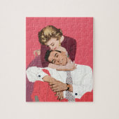 Ouderwetse Liefde en Romantiek, Jonggehuwden in Ro Legpuzzel (Verticaal)