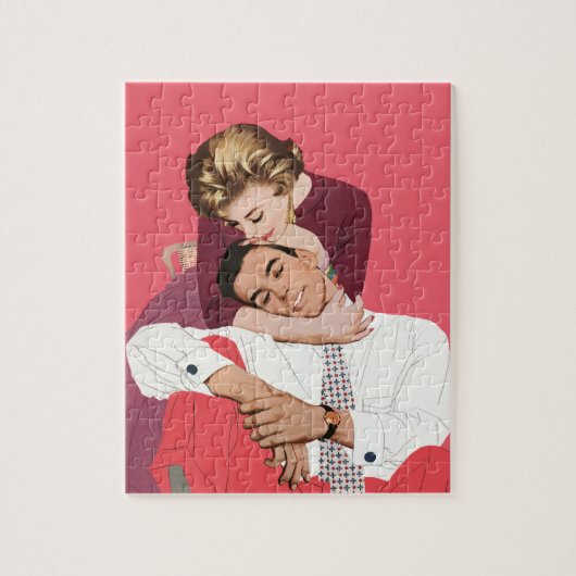 Ouderwetse Liefde en Romantiek, Jonggehuwden in Ro Legpuzzel (Verticaal)