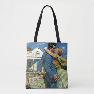 Ouderwetse Liefde en Romantiek Nieuwgehuwden Kopen Tote Bag