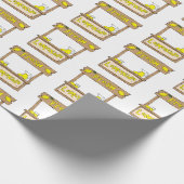 Ouderwetse limonadekraam cadeaupapier (Hoek)