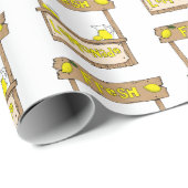 Ouderwetse limonadekraam cadeaupapier (Rol Hoek)