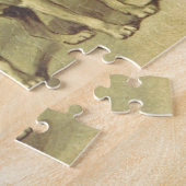 Ouderwetse Look, Legpuzzel van Twee Honden (Zijkant)