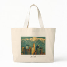 Ouderwetse Los Angeles Aquarel | Retro Californië