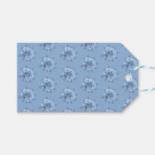Ouderwetse Misty Blue Rozen Cadeaulabel (Voorkant (Horizontaal))
