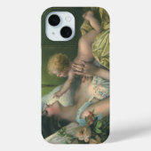 Ouderwetse Moederdag, Victoriaanse moeder met baby Case-Mate iPhone Case (Achterkant)