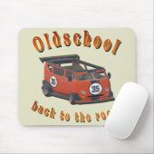 Ouderwetse Muismat Auto Retro Vintage Design (Met muis)