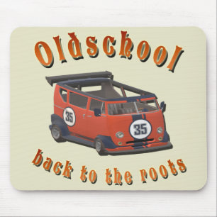 Ouderwetse Muismat Auto Retro Vintage Design