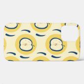 Ouderwetse naadloos patroon met appel. Case-Mate iPhone case (Achterkant (horizontaal))