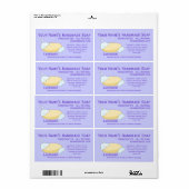 Ouderwetse natuurlijke zeepetiketten ontwerp Sjabl Etiket (Full Sheet)