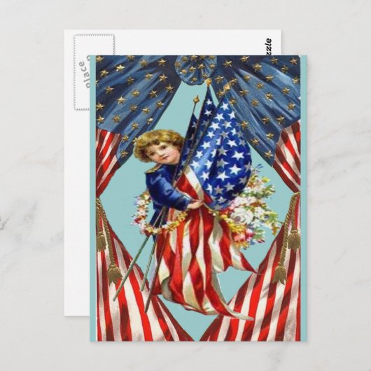 Ouderwetse onafhankelijkheid en vrijheid, ZSSG Briefkaart (Voorkant / Achterkant)