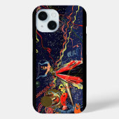 Ouderwetse Oud en Nieuw feest met confetti Case-Mate iPhone Case (Achterkant)