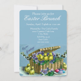 Ouderwetse Paasmand Gezinsbrunch  Kaart