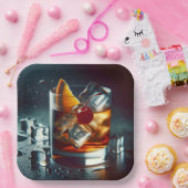 ouderwetse partij Drink Papieren Bordje (Feest)