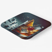 ouderwetse partij Drink Papieren Bordje (Gebogen)