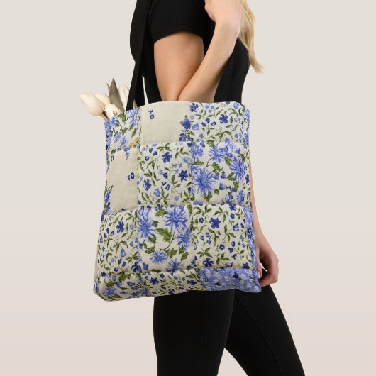 ouderwetse patchwork quilt tote bag (Dichtbij)