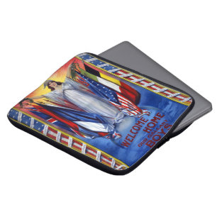 Ouderwetse Patriottisch Amerika, Vrede Gerechtighe Laptop Sleeve