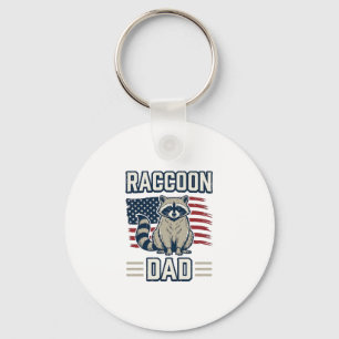 Ouderwetse Patriottische T-shirt Ontwerp met Wasbe Sleutelhanger