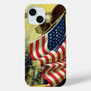 Ouderwetse Patriottisme, Patriottische Amerikaanse iPhone 15 Case