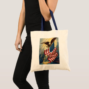 Ouderwetse Patriottisme, Patriottische Amerikaanse Tote Bag