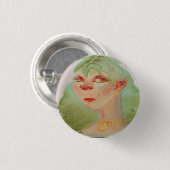 ouderwetse pin-up Girl 1950 Ronde Button 3,2 Cm (Voorkant /achterkant)