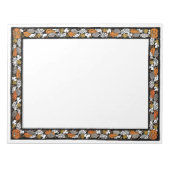 Ouderwetse pompoenen en bladeren Notitieblok (Voorkant)