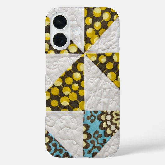 Ouderwetse quiltpatroon Case-Mate iPhone case (Achterkant)