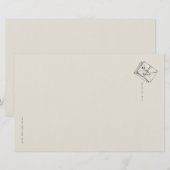 Ouderwetse Regency-romance geïnspireerde correspon Briefpapier (Voorkant / Achterkant)