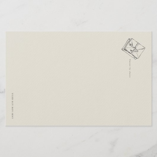 Ouderwetse Regency-romance geïnspireerde correspon Briefpapier (Voorkant)