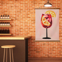 Ouderwetse Retro Aperol spritz Italiaanse cocktail