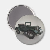 Ouderwetse retro cabriolet magneet (Voorkant / Achterkant)