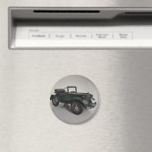 Ouderwetse retro cabriolet magneet (Insitu (Vaatwasser))