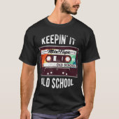 Ouderwetse Retro Mixtape T-shirt (Voorkant)