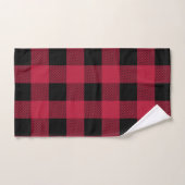 Ouderwetse rode Buffalo ruit Bad Handdoek (Handdoek)
