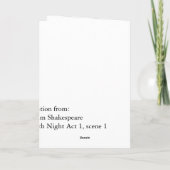 Ouderwetse Romance Feestdagen Kaart (Achterkant)