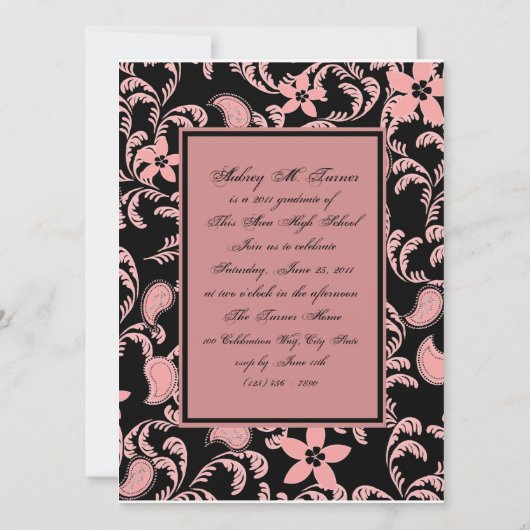 Ouderwetse Romance Kaart (Achterkant)