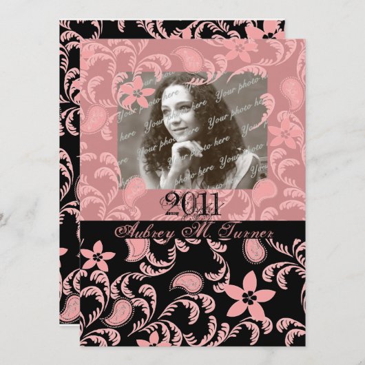 Ouderwetse Romance Kaart (Voorkant / Achterkant)