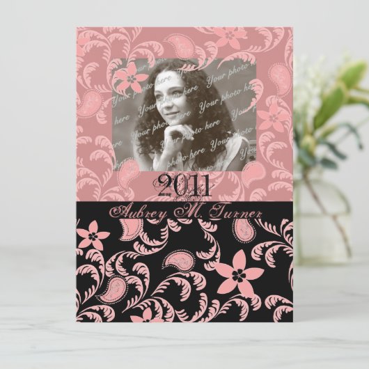 Ouderwetse Romance Kaart (Staand voorkant)