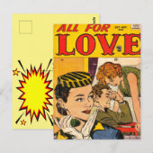 Ouderwetse Romantiek Briefkaart (Voorkant / Achterkant)