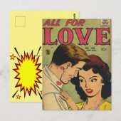 Ouderwetse Romantiek Briefkaart (Voorkant / Achterkant)