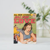 Ouderwetse Romantiek Briefkaart (Staand voorkant)