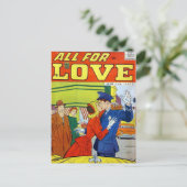 Ouderwetse Romantiek Briefkaart (Staand voorkant)