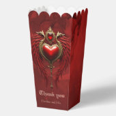 Ouderwetse romantiek met een hart en vleugels. bedankdoosjes (Voorkant)