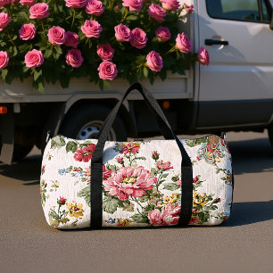 Ouderwetse Roos & Chintz Bloemen Plunjezak